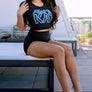 Atomic Kat Relaxed V-Neck T-shirt