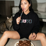 Love Donuts Crop Hoodie