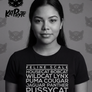 Feline Scale Relaxed V-neck T-shirt