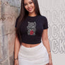 Lucky Kat Crop-Top