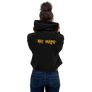 Purple & Gold Crop Hoodie