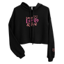 Laugh Love & Live Crop Hoodie