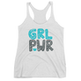 GRL PWR Teal Racerback Tank