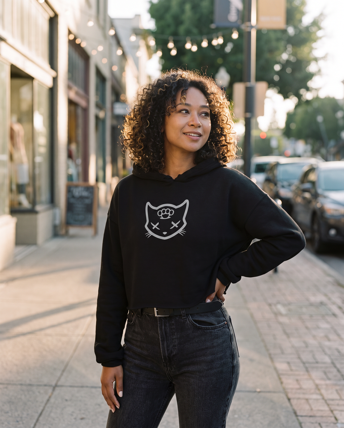 Headstrong Crop Hoodie