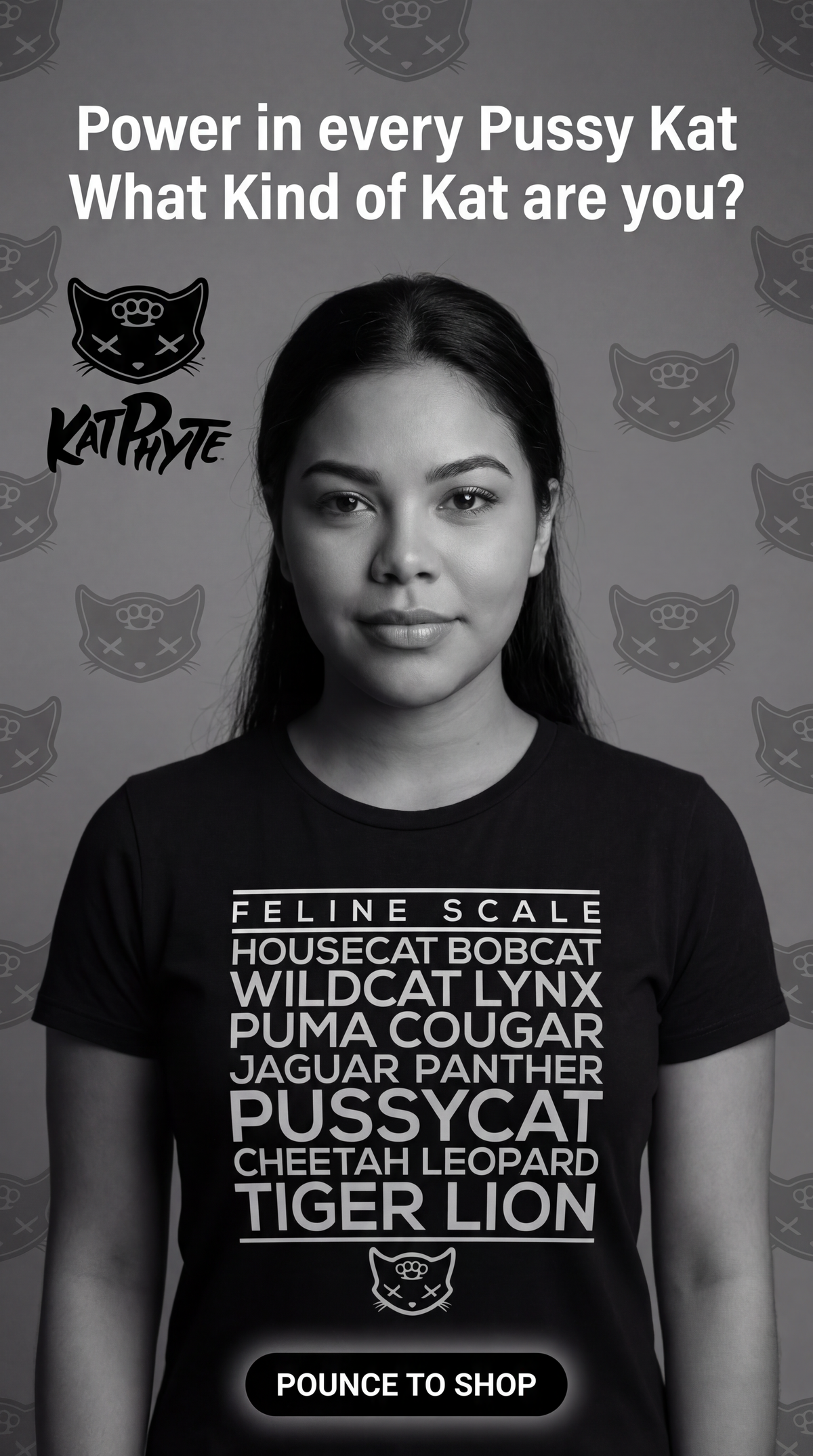 Feline Scale V-Neck Tee