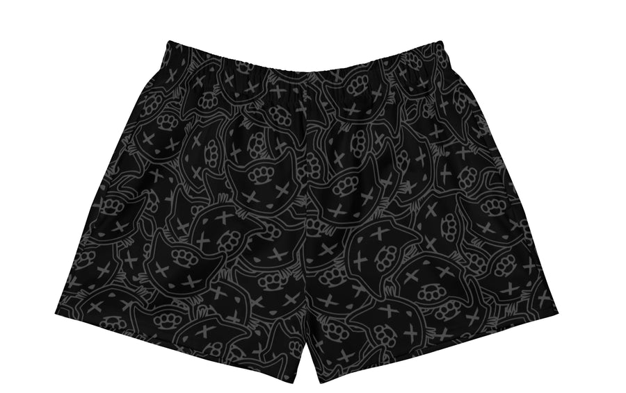 Monogram Black Athletic Shorts