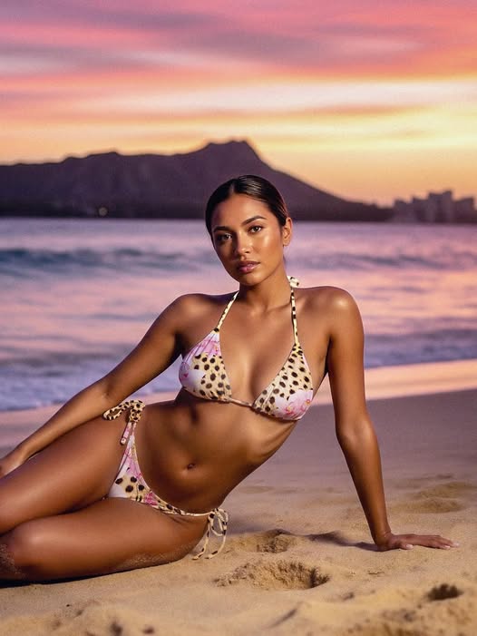 Orchid Cheetah String Bikini