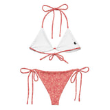 Monogram Blush String Bikini