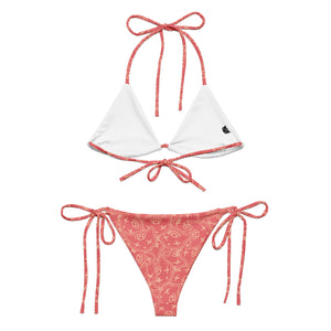 Monogram Blush Eco String Bikini