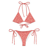 Monogram Blush String Bikini