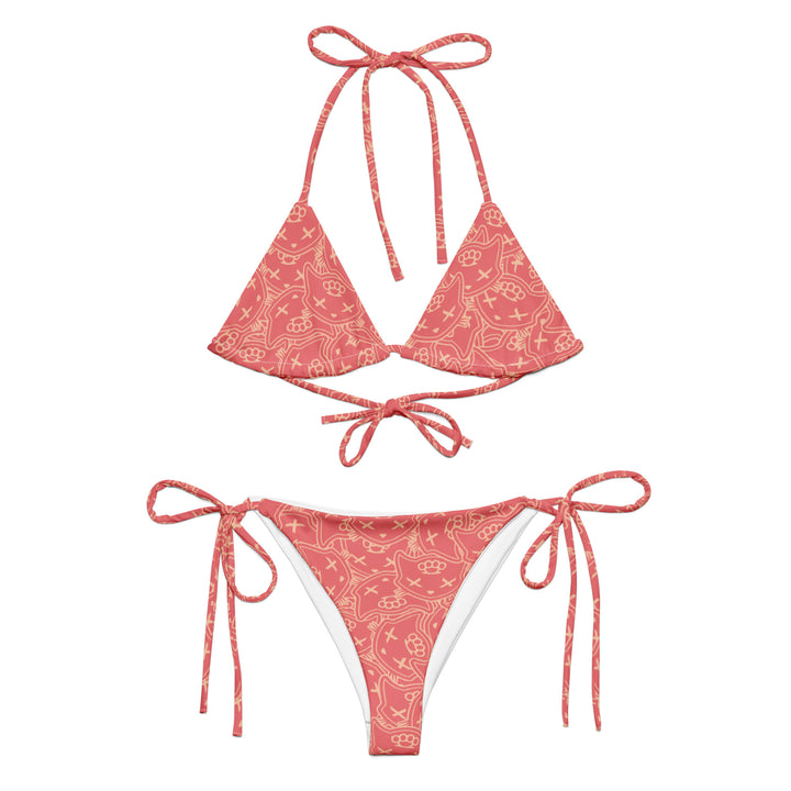 Monogram Blush Eco String Bikini