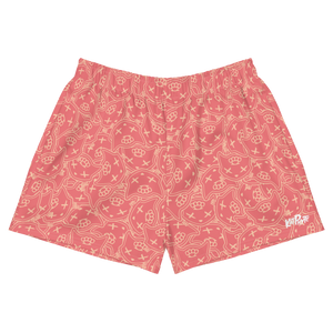 Monogram Blush Athletic Shorts