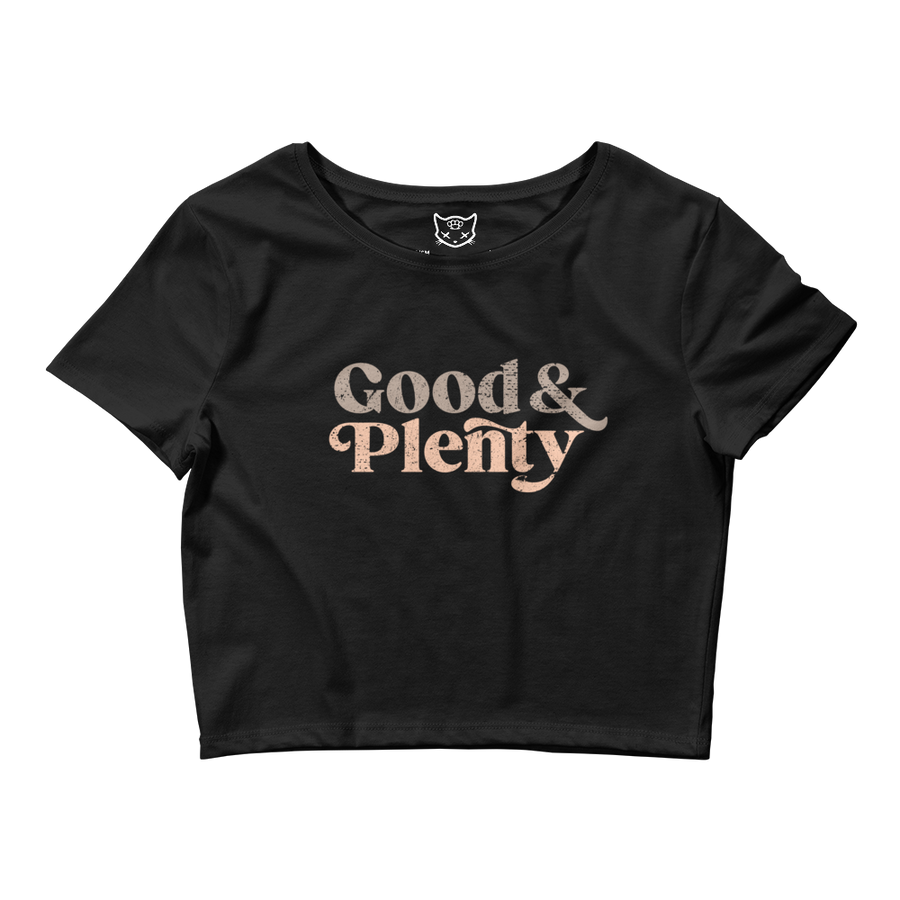 Good & Plenty Crop Tee