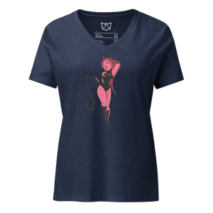 Kat Walk Relaxed V-neck T-shirt