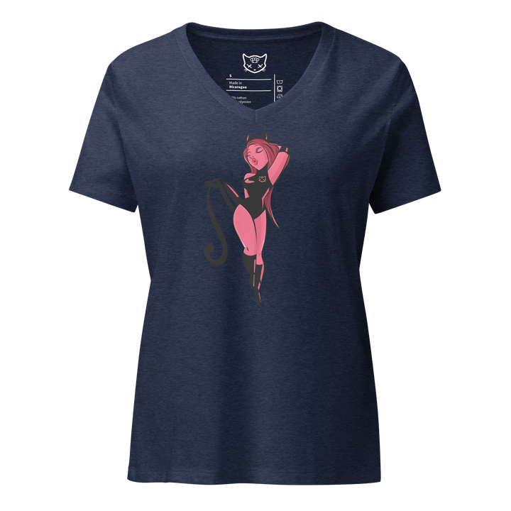 Kat Walk Relaxed V-neck T-shirt