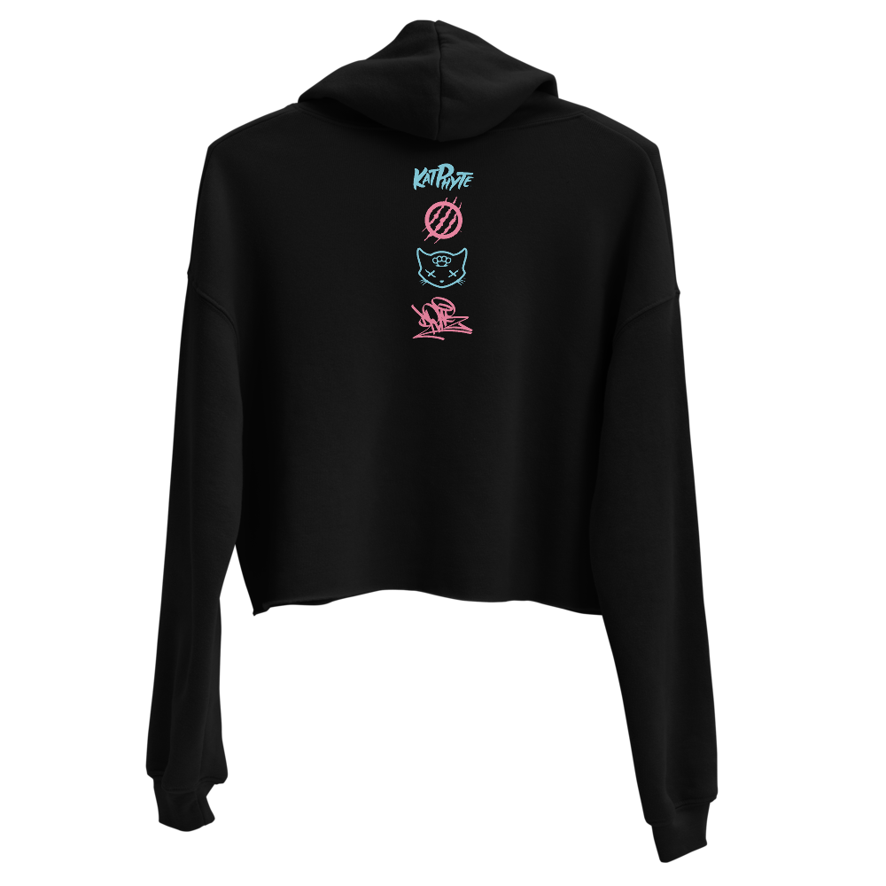 Love Donuts Crop Hoodie