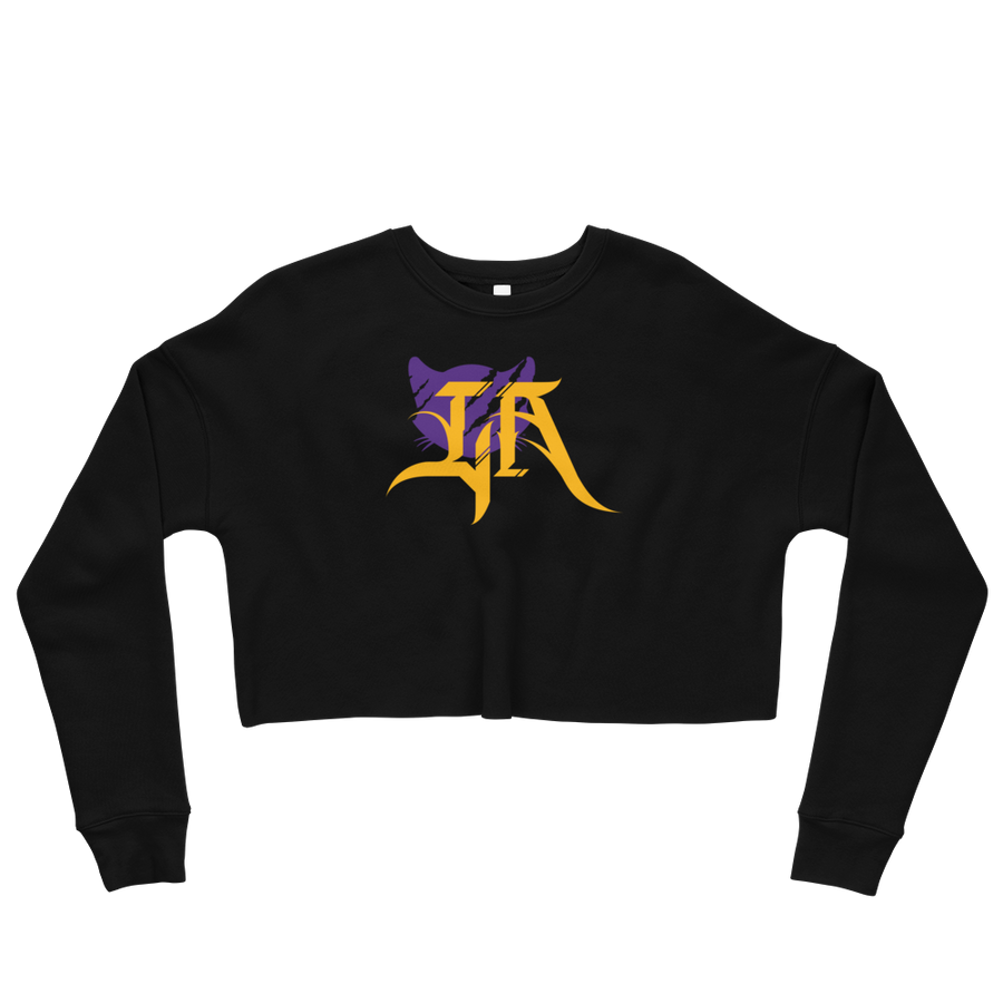 LA Gold Crop Sweatshirt