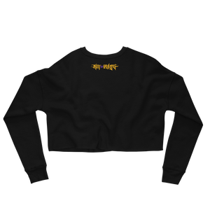 LA Gold Crop Sweatshirt